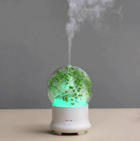 LED flower humidifier