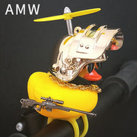 Yellow Duck with Helmet Car Accessories