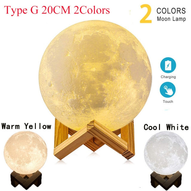 3D Moon Lamp
