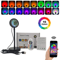16 Colors Sunset Lamp