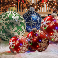 Large Colorful Christmas Balls
