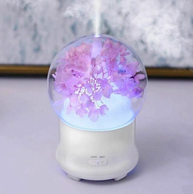 LED flower humidifier